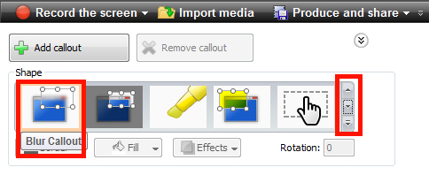 Blurr Callout Camtasia Studio