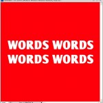 Type your words