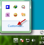 how for hide taskbar icons windows 7