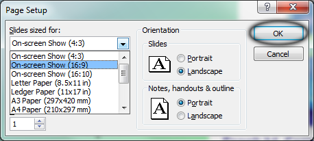 change the ratio in powerpoint for mac? change the ratio in powerpoint for mac?
