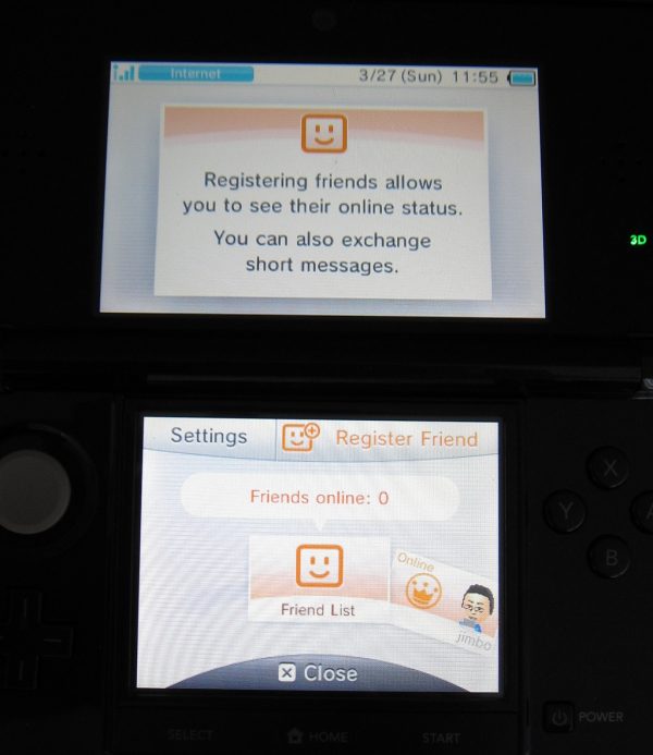 Nintendo 3DS Finding Your 3DS Friend Code