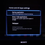 Home and all apps settings