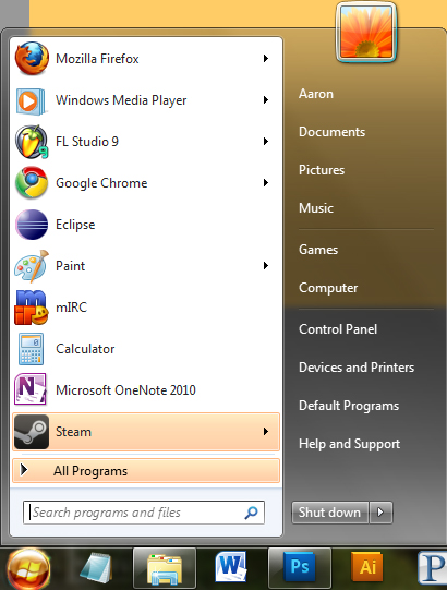 Start Menu