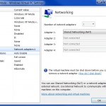 Virtual PC – Settings – Networking default NAT