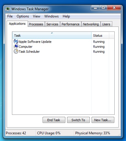 shows the task scheduler steps