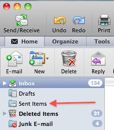 Outlook for Mac 2011: How to Resend a Message