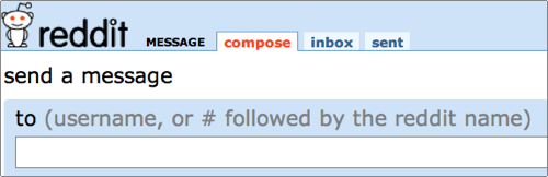 how do you message someone on reddit
