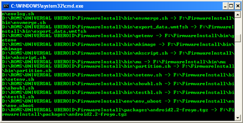 Formatting SD card