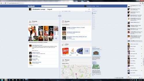 facebook timeline